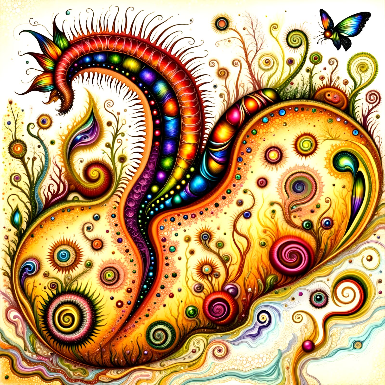 Exquisite Snail Hybrid in a Bizarre Game World