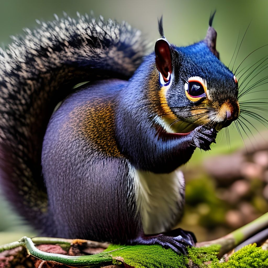 malaysian black squirrel