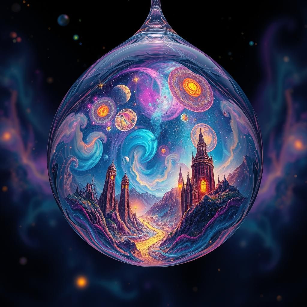 Universe in a Drop: Expressionist Digital Art