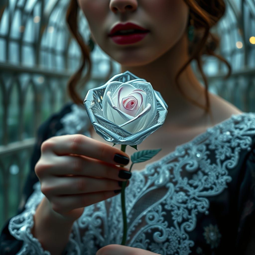 A Glass Rose in a Glass Castle