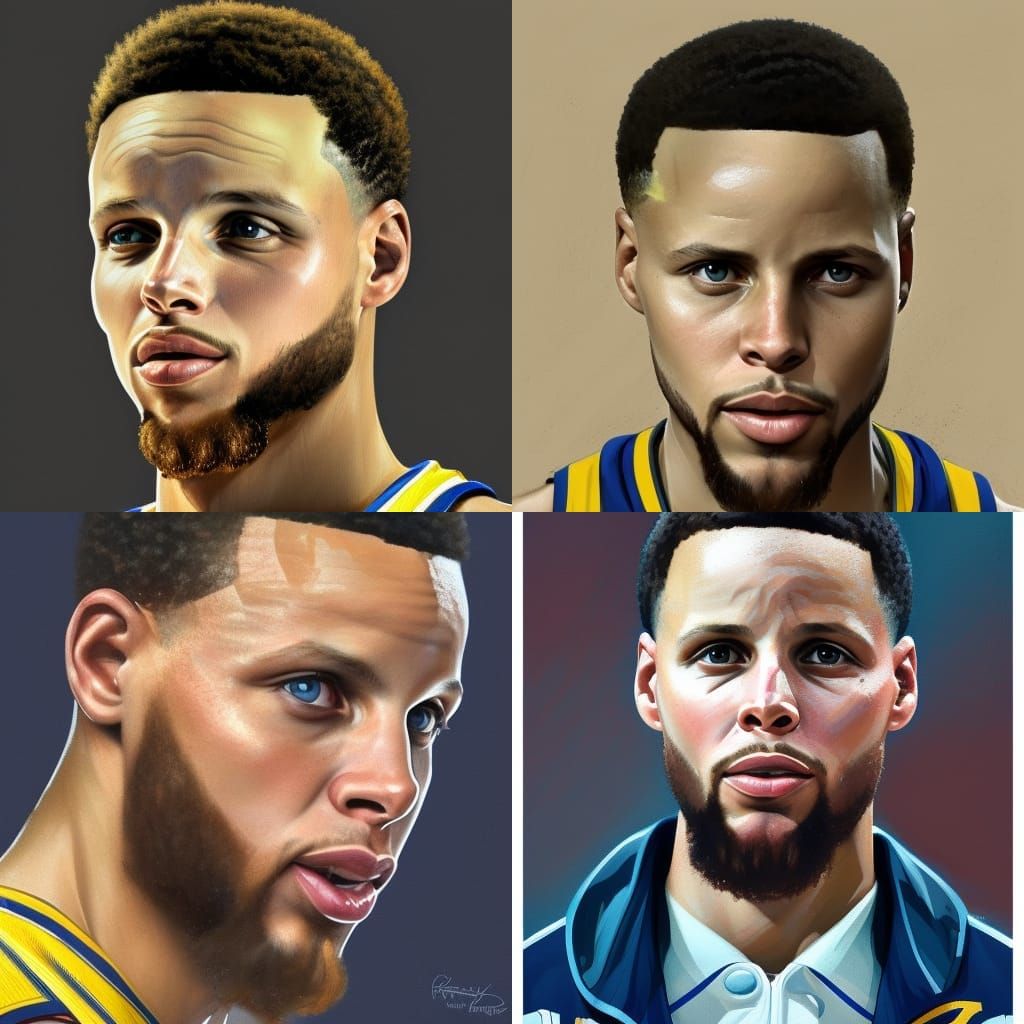 Hyperrealistic Portrait of Steph Curry in Unreal Engine 5