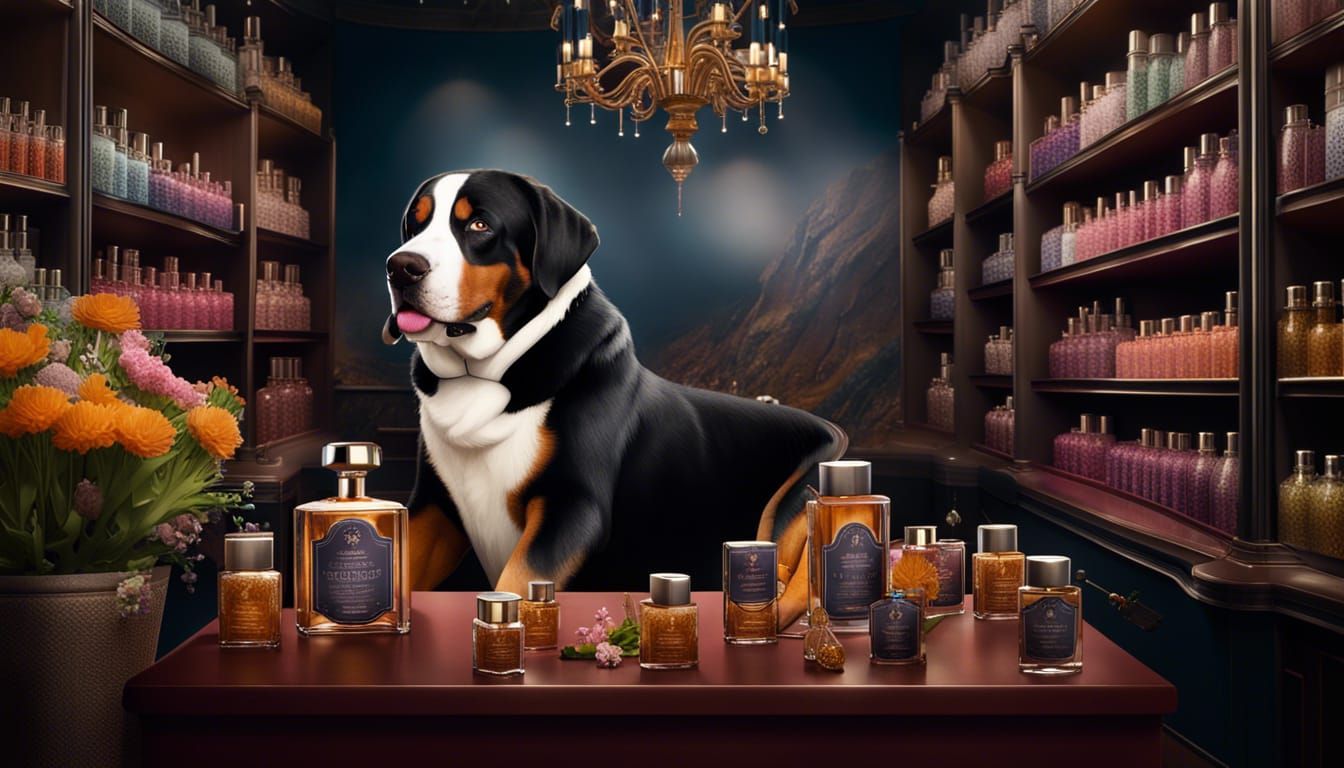 Swiss Mountain Dog's Perfume Shop Sneezing Fit