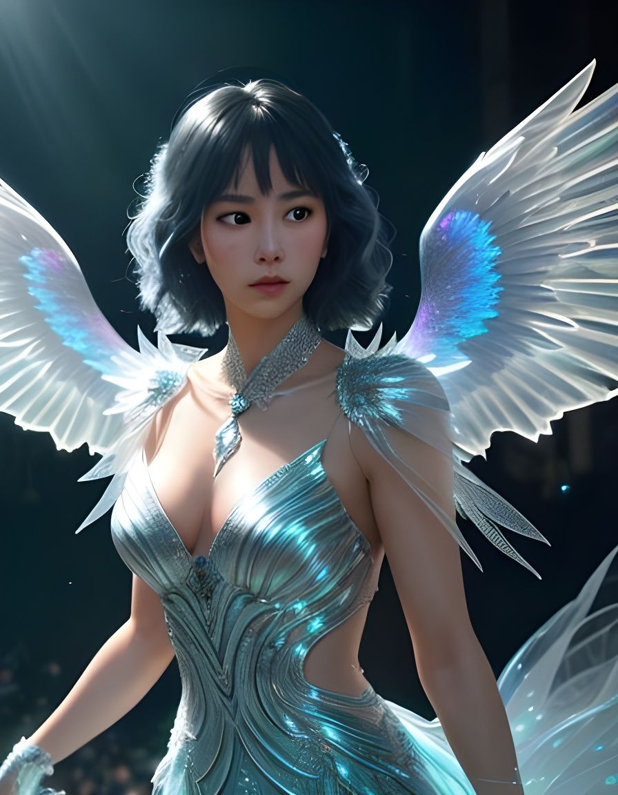 Mythical Entity with Broken Glass Effect