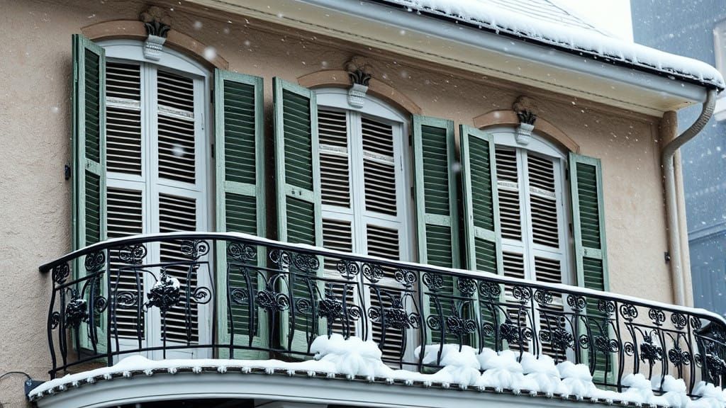 A close-up image of the wide exterior wall of a house in New...