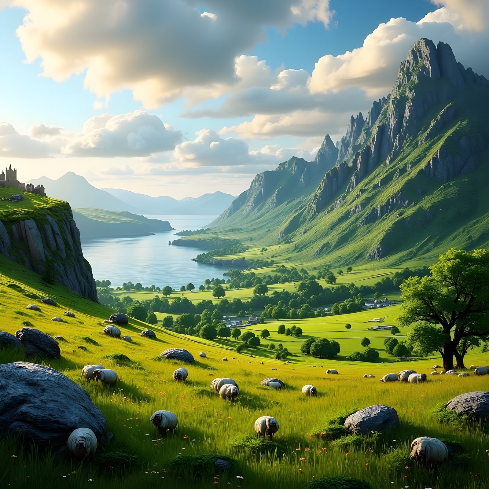 Ireland's Emerald Landscapes: A Serene Island of Splendor