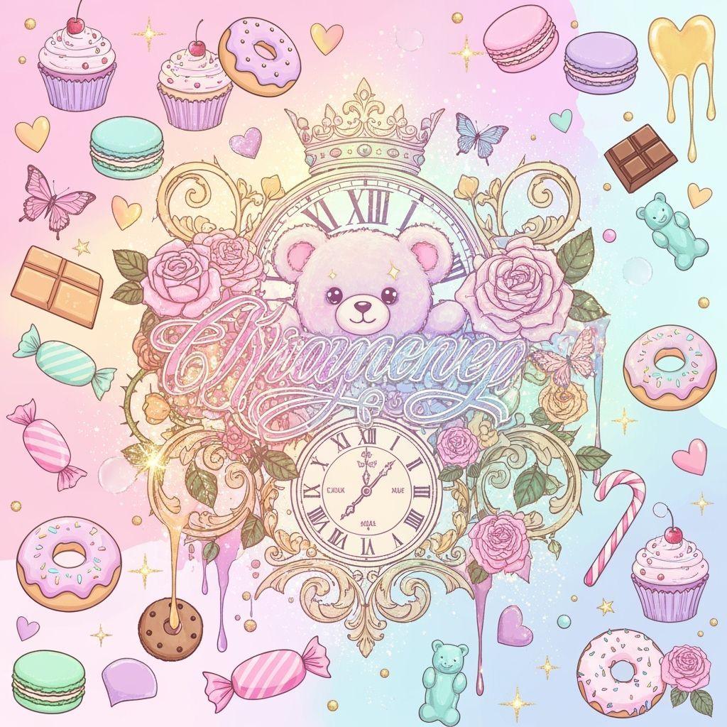 Teddy Bear Promenade in Pastel Sweetscape