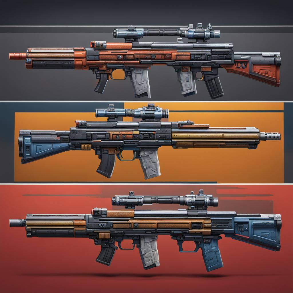 Star Wars DC-15 Blaster Rifle in Hyperrealism