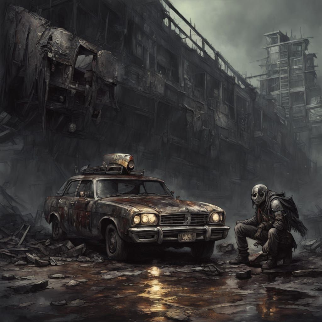 Horrible Queen with Mercury Slice in Sci-Fi Concept Art