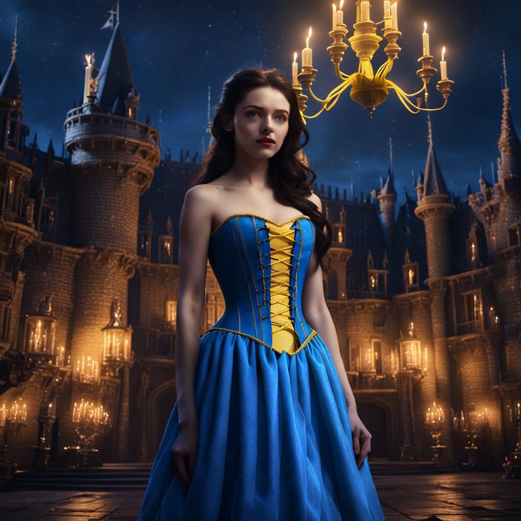 Gothic Fairytale: Belle at Beast's Castle