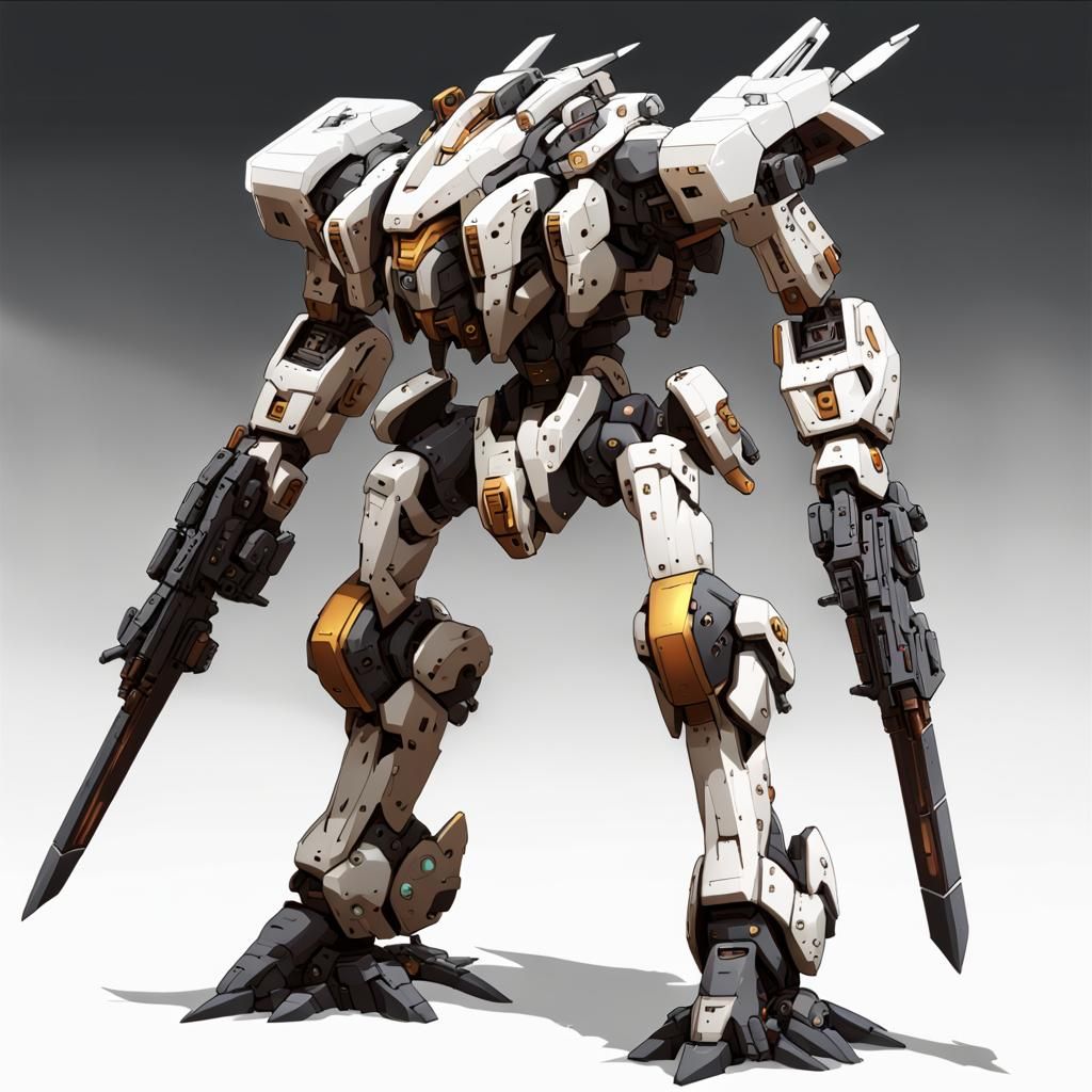 Assassin Class Mecha 'Zombie' in Sci-Fi Style