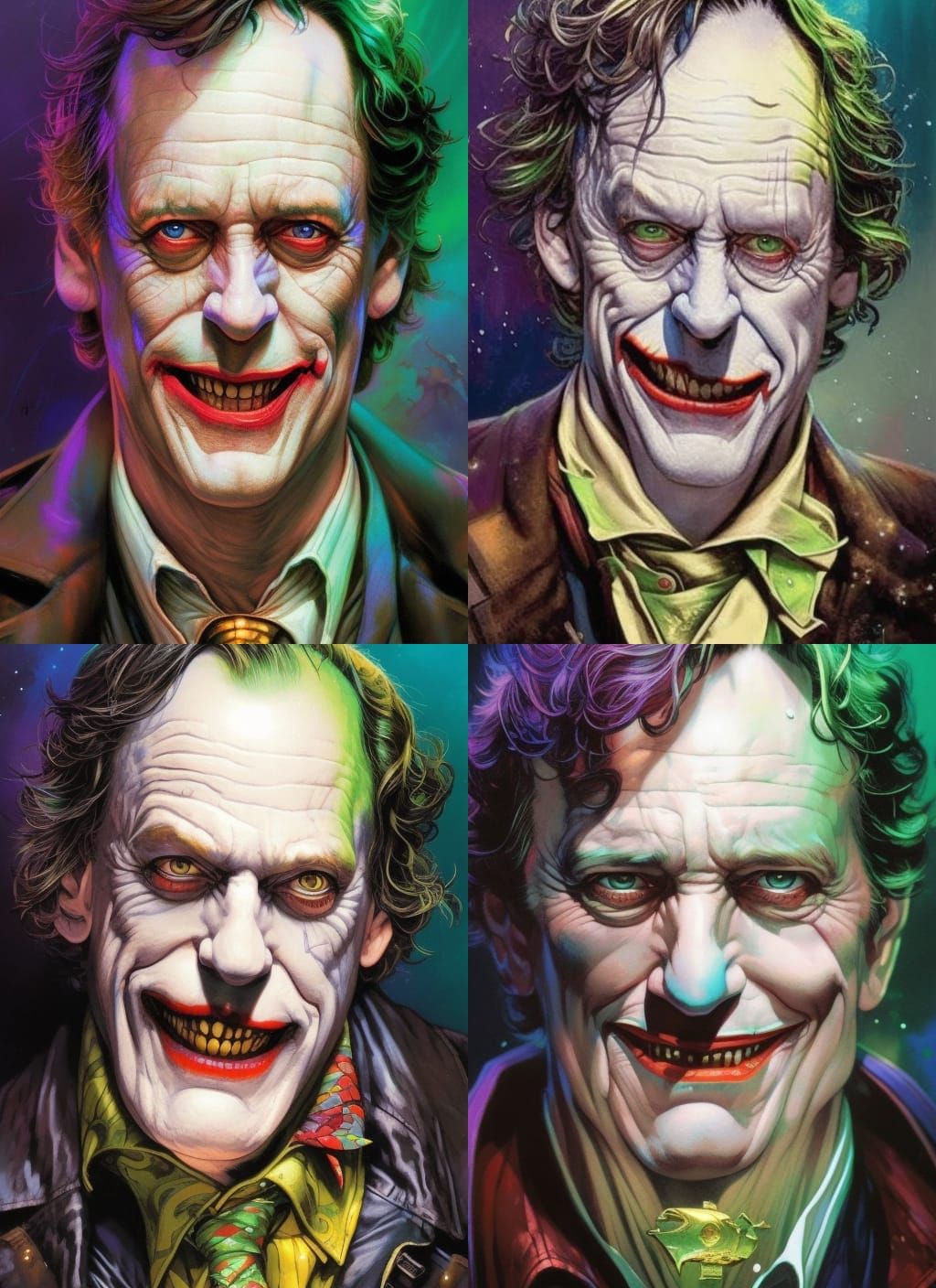 Crayon Caricature of Joker as Album Art