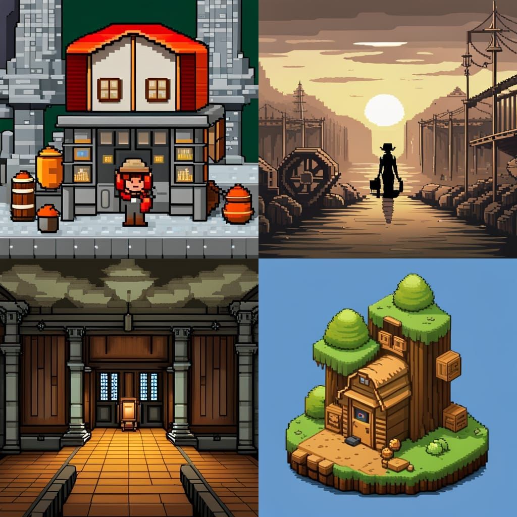 Simple Pixel Art Creation