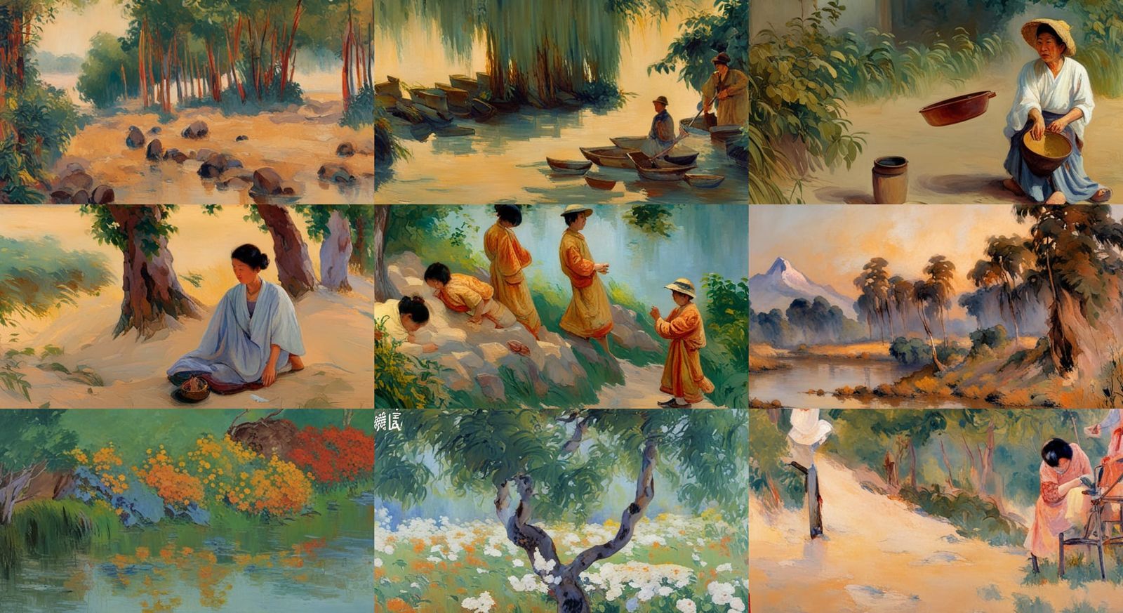 Chang Dai-chien Impressionism Inspired Image