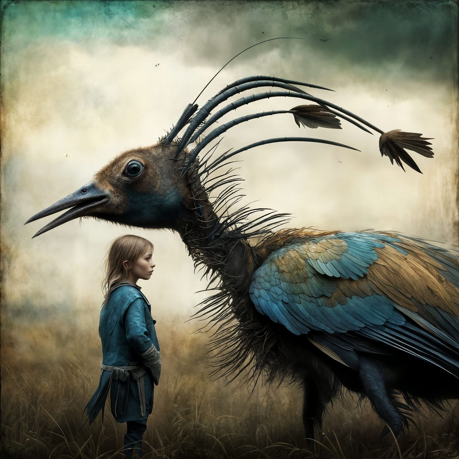 a girl and her 'dog'