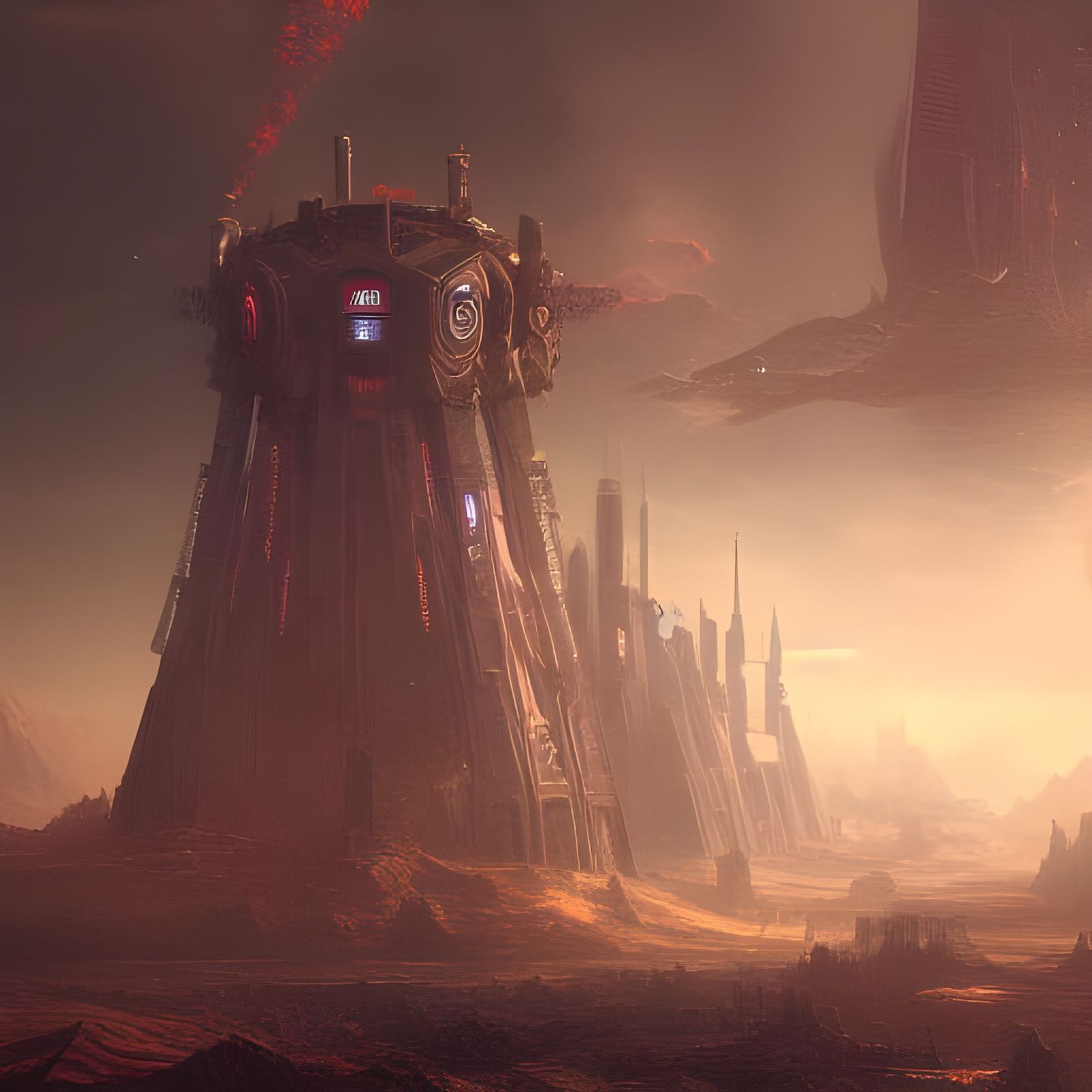 Detailed Adeptus Mechanicus Matte Painting