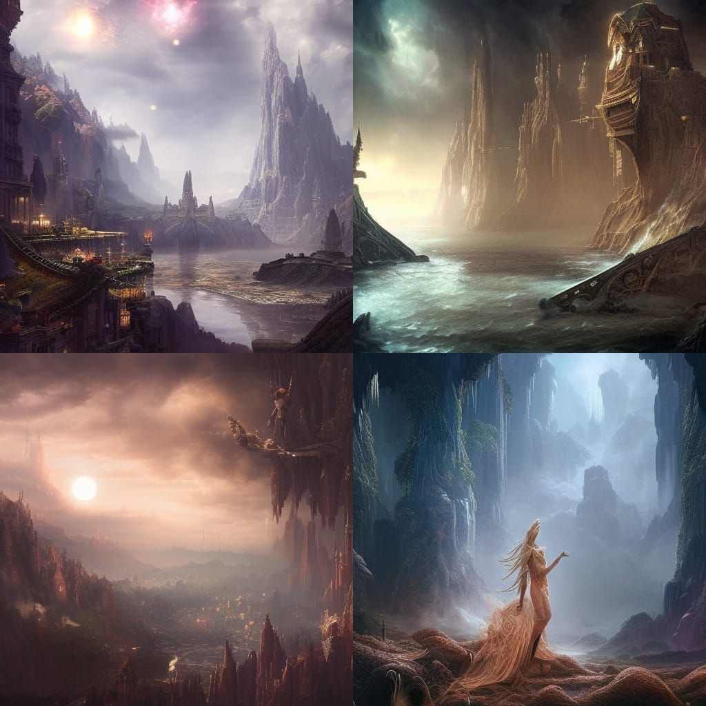 Dramatic Digital Matte Painting of Emotional Scene