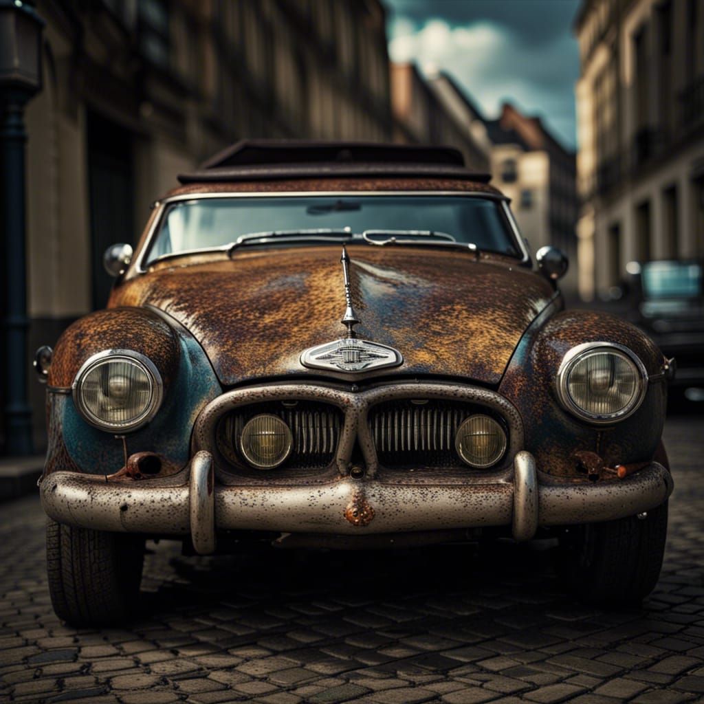 Hyperrealistic Car Photography in Sharp Focus