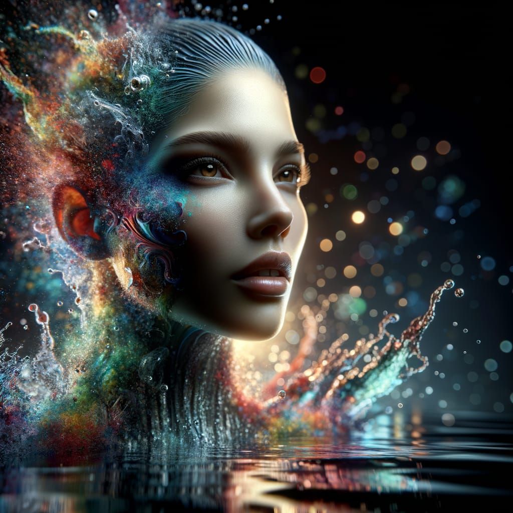 Hyperrealistic 20-Year-Old Mermaid Concept Art