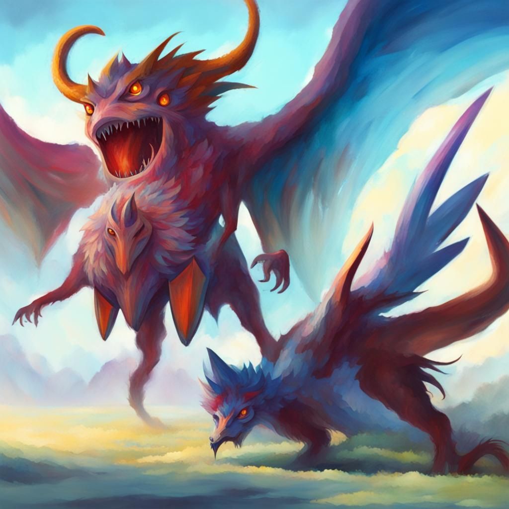 Mythical Monsters Digital Art