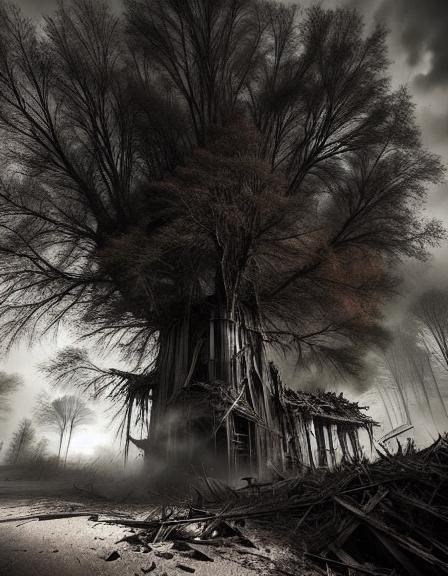 Baroque Horror: Girl in Apocalyptic Town