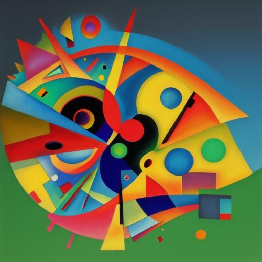 Abstract Composition in the Style of Kandinsky