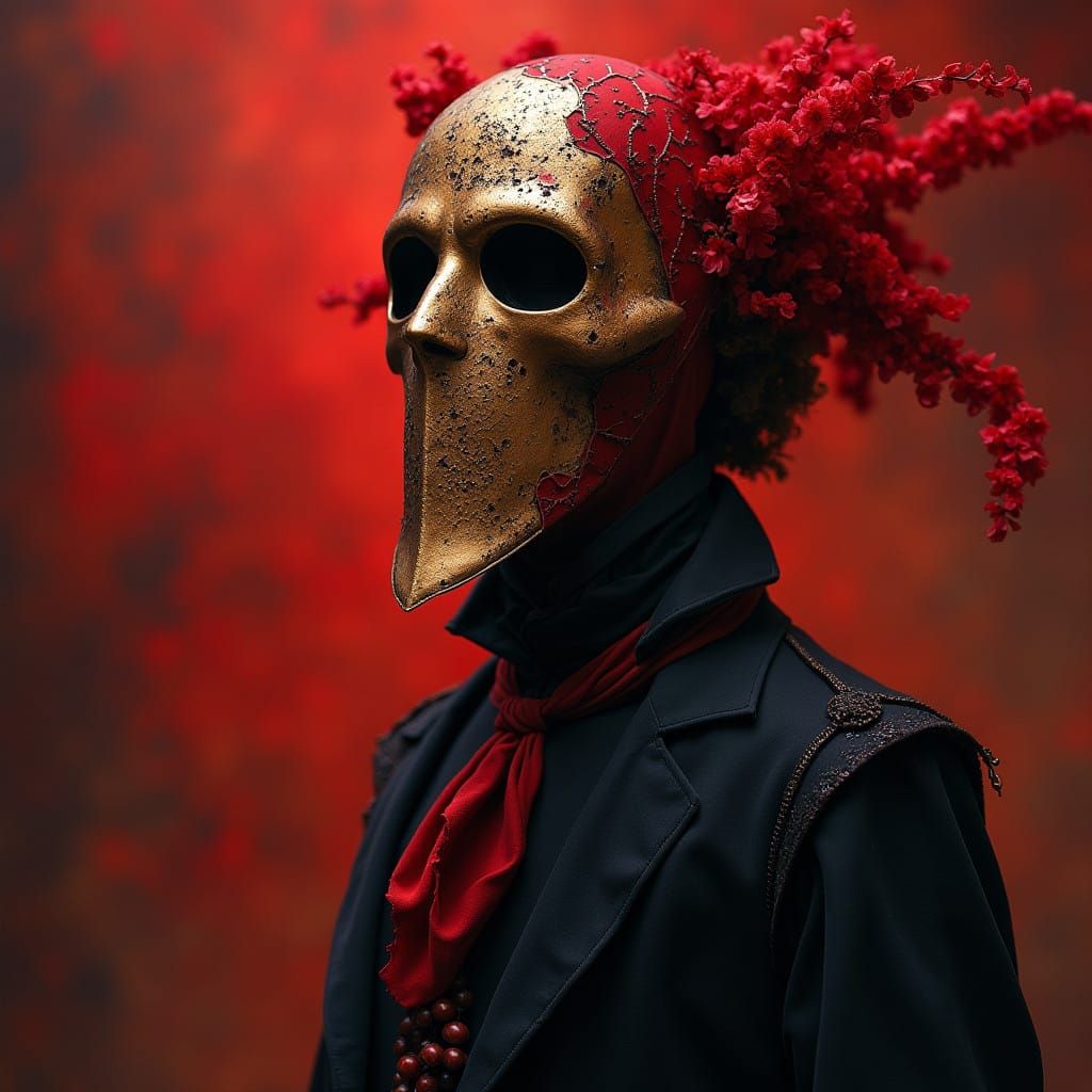 Gothic Masquerade in Abandoned Castle