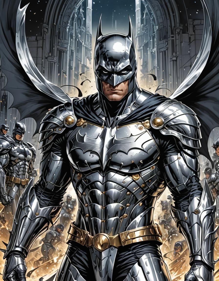 Batman in Silver Saint Seiya Armor