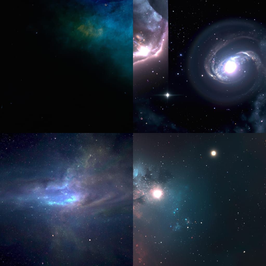 Hyperrealistic 4K Space Parallax Image