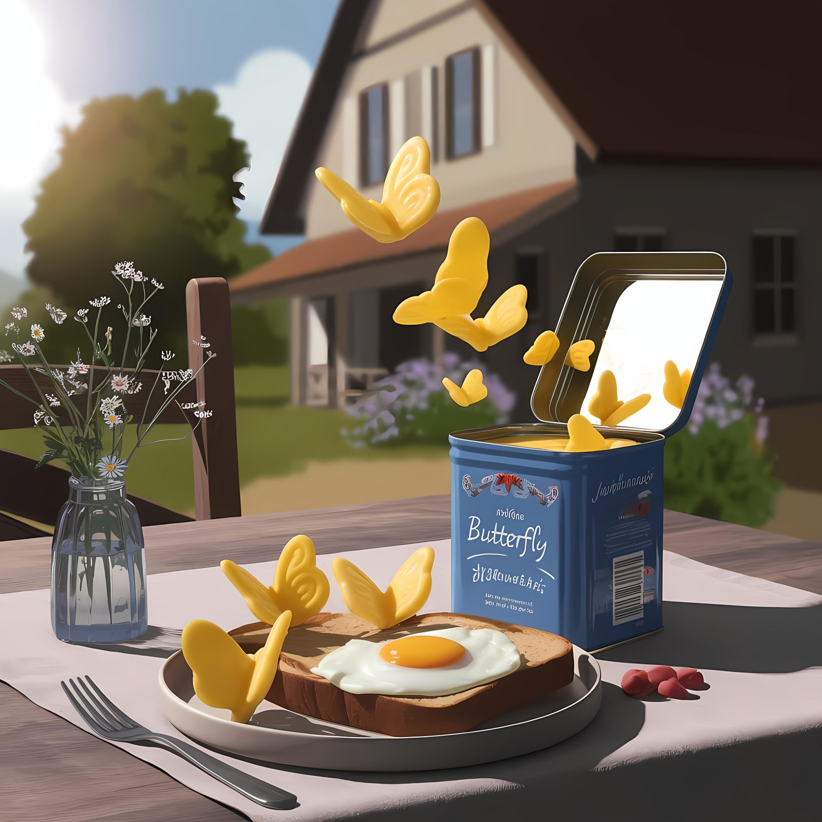 "BUTTERFLY" - Your Butter is Flying now #1