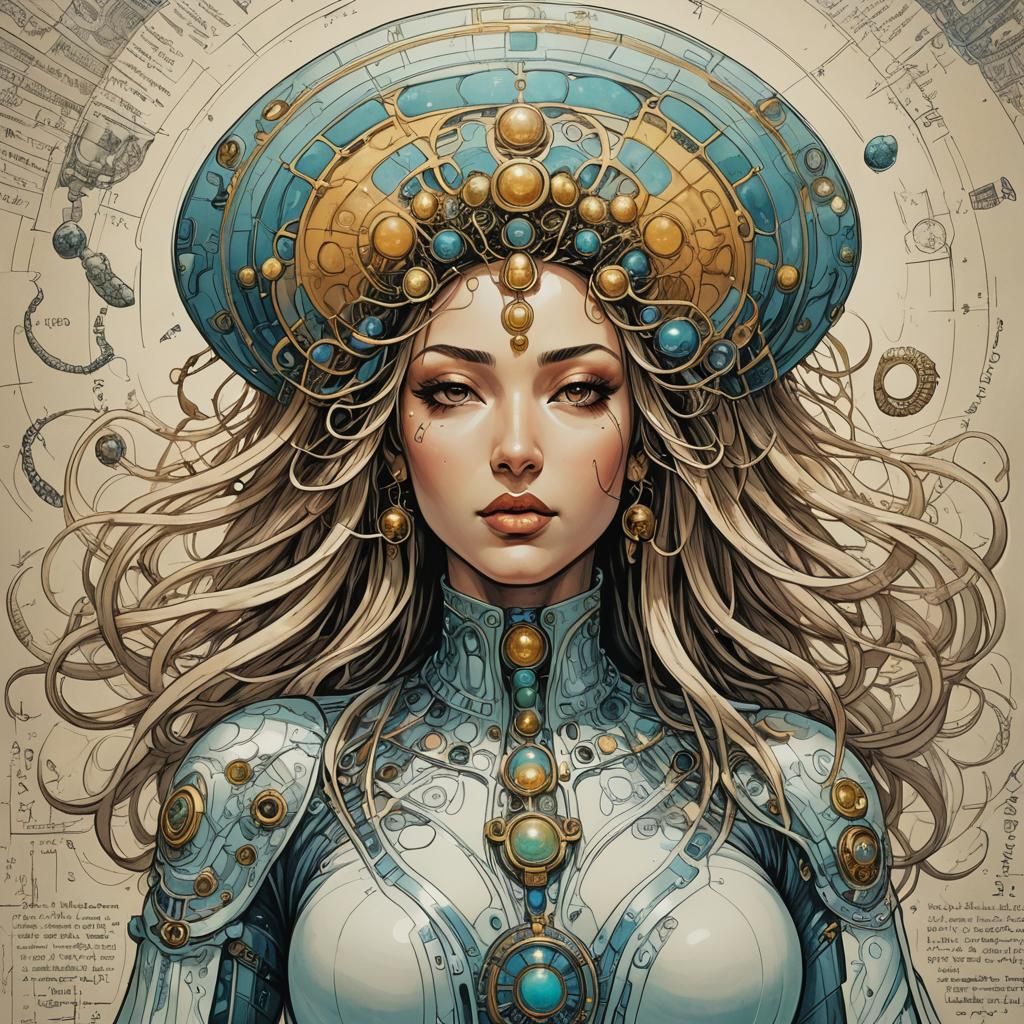 Cybernetic Angels Falling: A Cyberpunk Vision