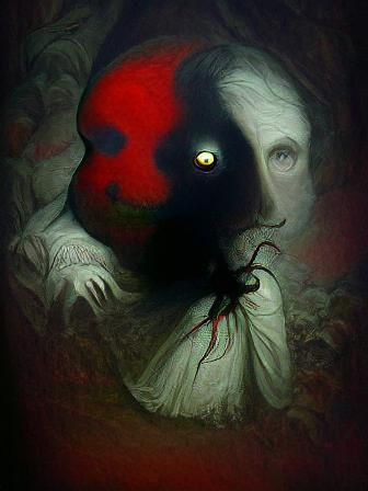 Red-Eyed Shadow: A Gothic Horror Vision