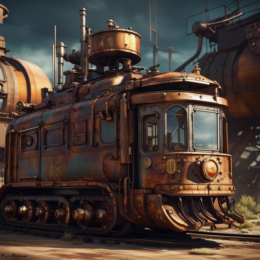 Steampunk-Tram