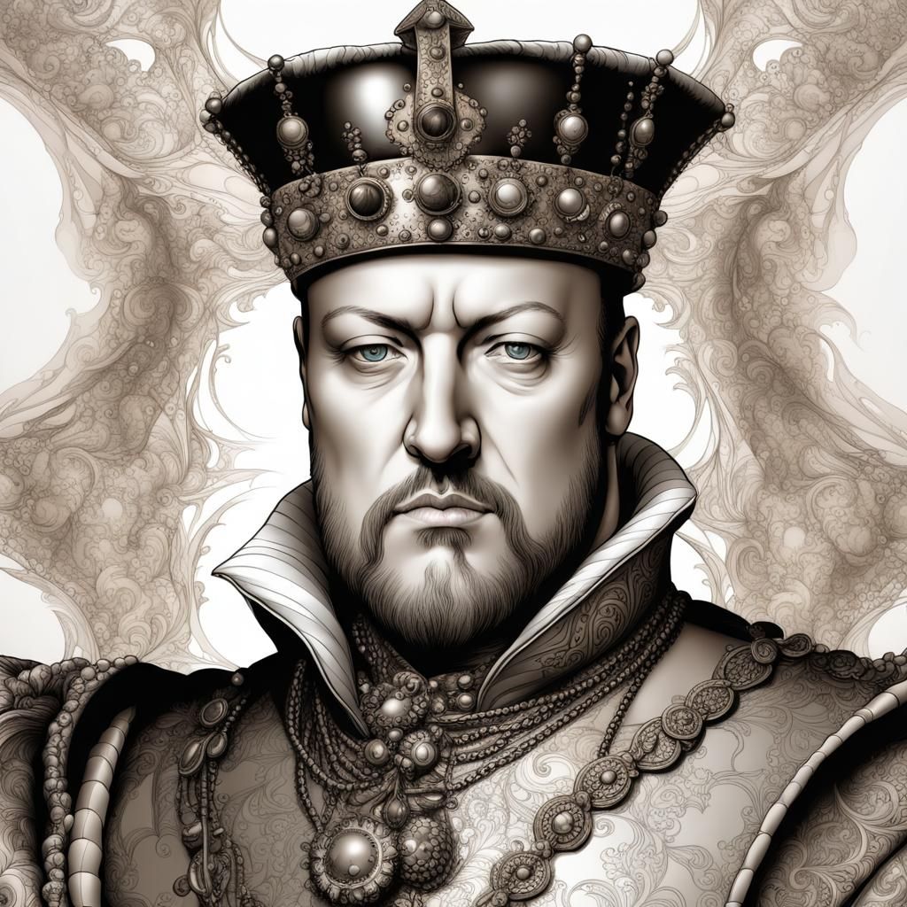 Henry VIII in Luis Royo Style