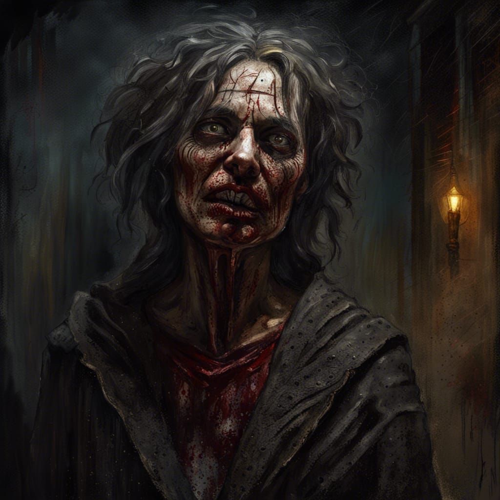 Gothic Horror: Psychotic Criminal in Impressionist Style