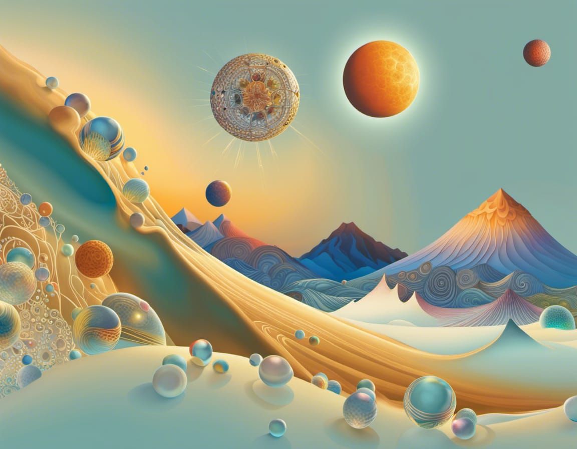 Quantum Zentangle with Lemur Skeletons and Fractal Waves