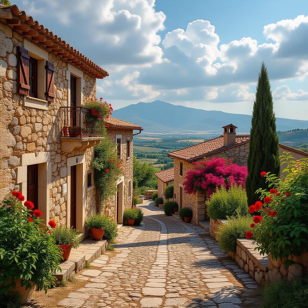 Hyperrealistic Sicilian Landscape in HDR
