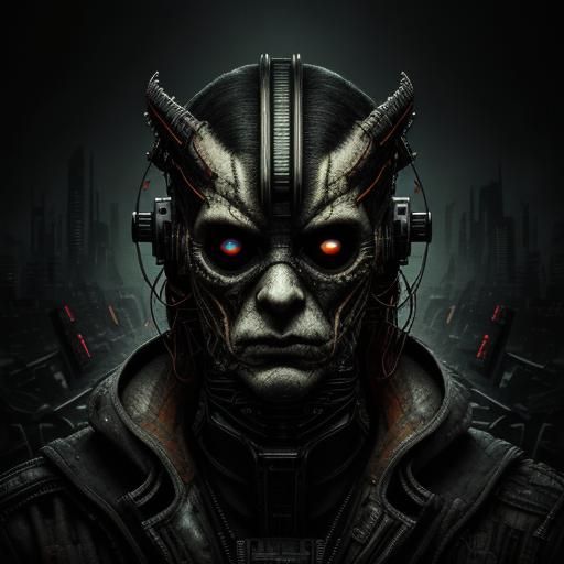 Demonic Analog Horror Glitch in Liminal Space