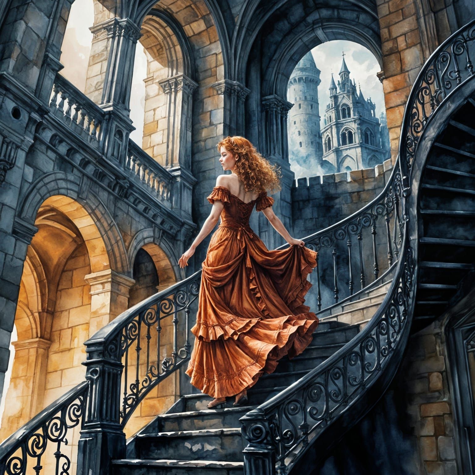 Ethereal Fantasy Maiden Conquers Dark Temple