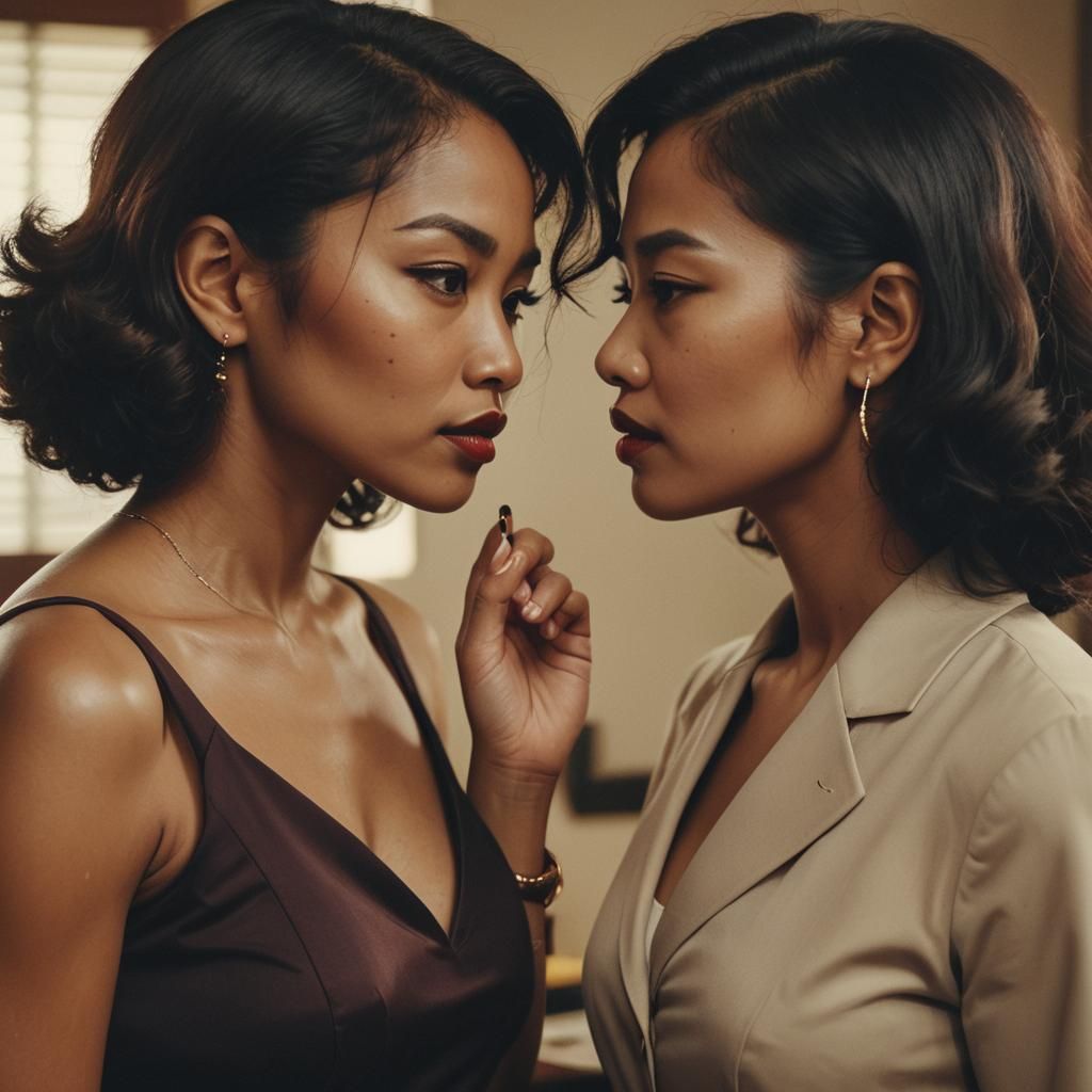 Cinematic Kiss: Afro-Latina Woman and Secretary