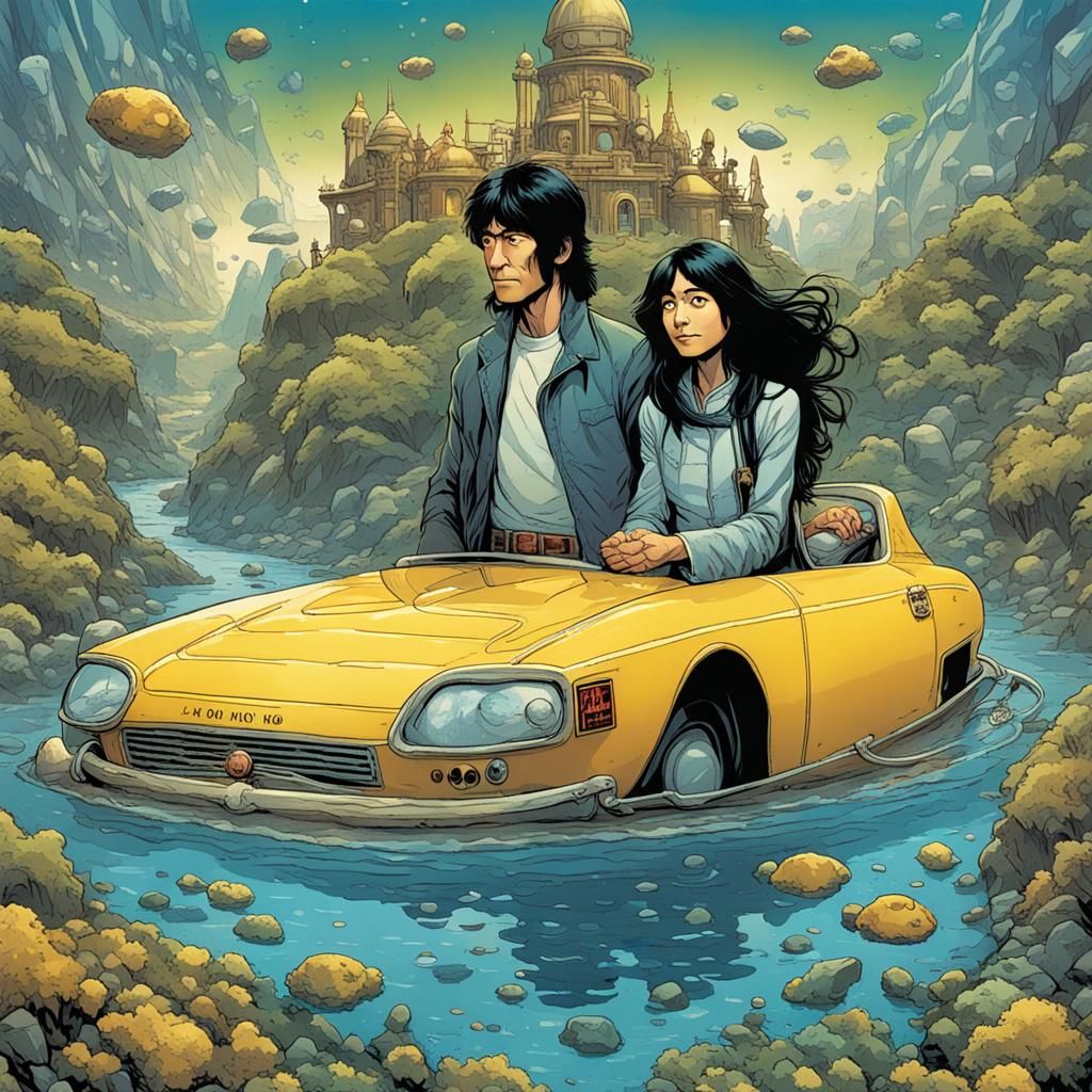 John and Yoko: Rebellious Love in Comic Book Style