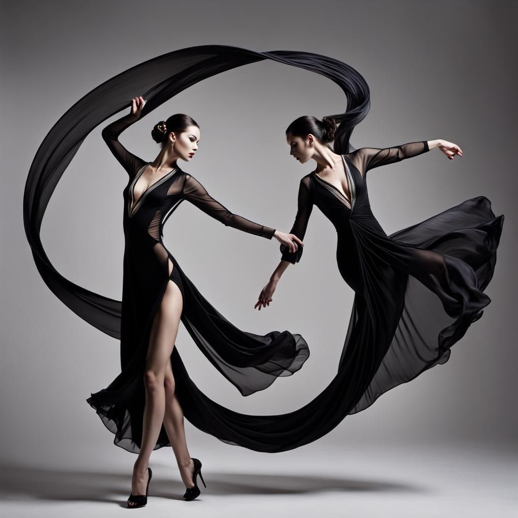 yin and yang dancing