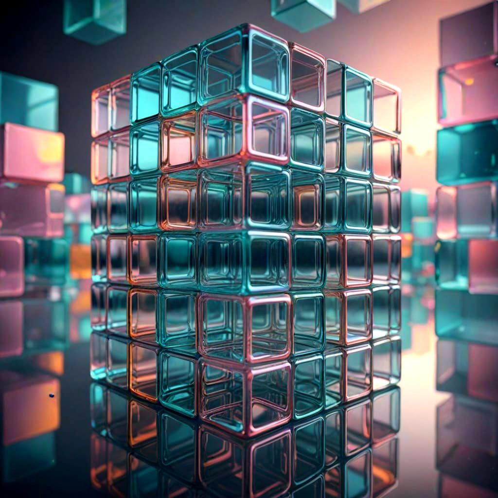 Infinity of Glass Cubes in Mirrored Reflection