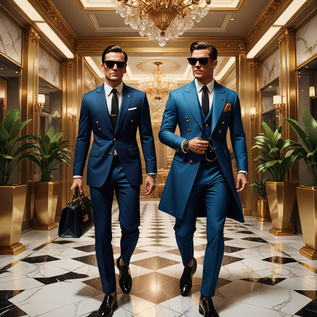 Dapper Bandits in Dolce&Gabbana High-Fashion Heist