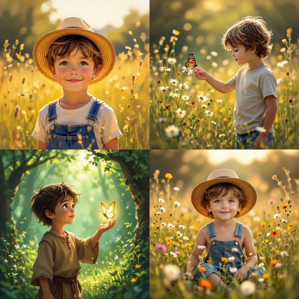 AI Generated Image of a Boy