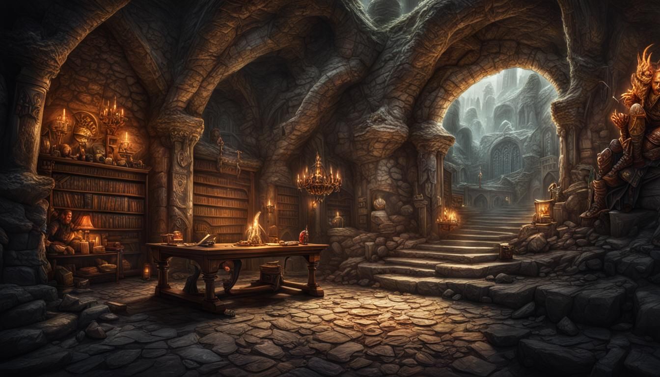 D&D Character's Enchantment: A Fount of Knowledge