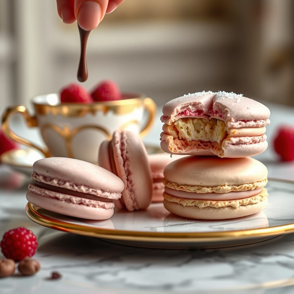 Surreal French Macarons Showcase Parisian Elegance in Ultra ...