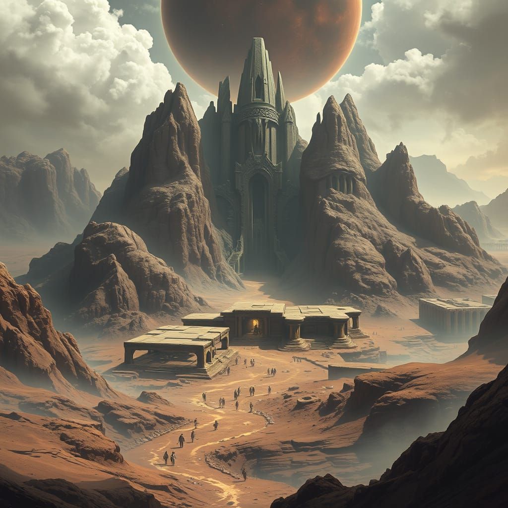 Ancient Sith Burial Valley on Korriban