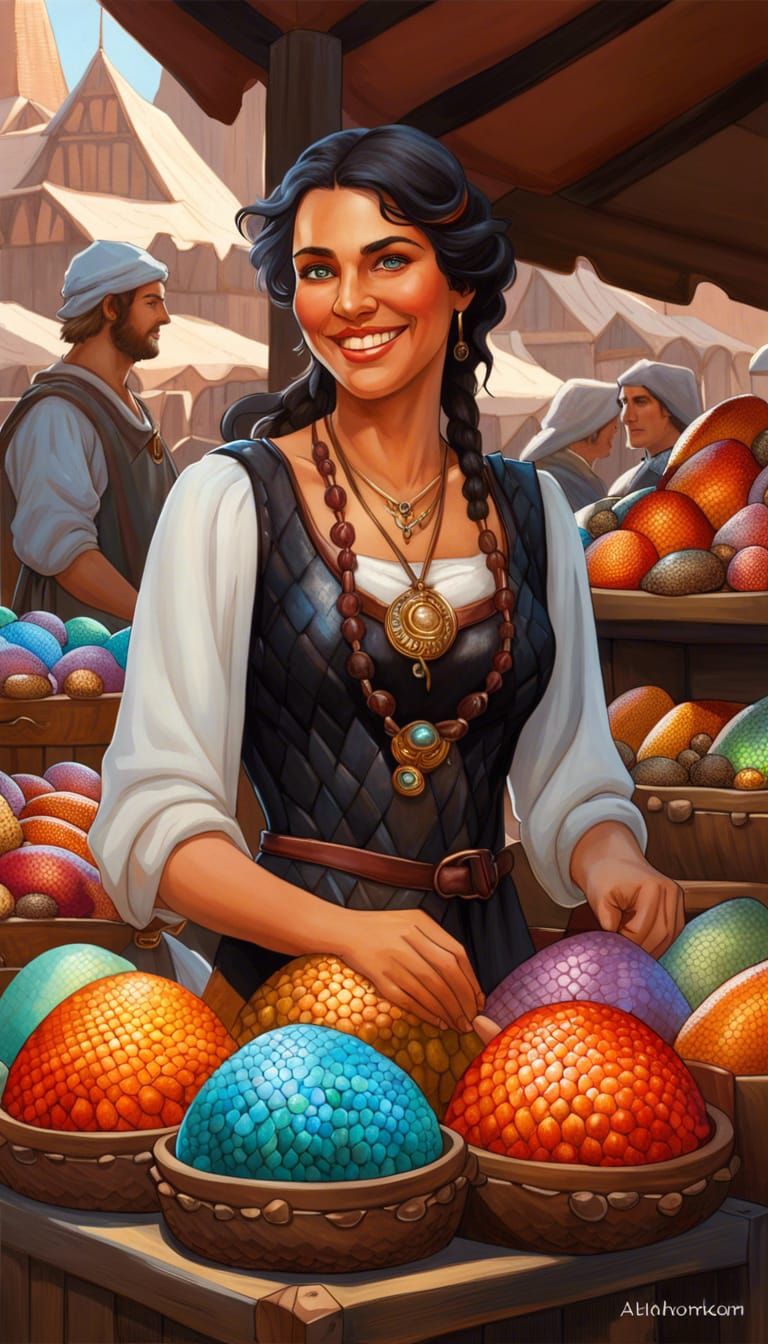 Dragon Egg Saleswoman