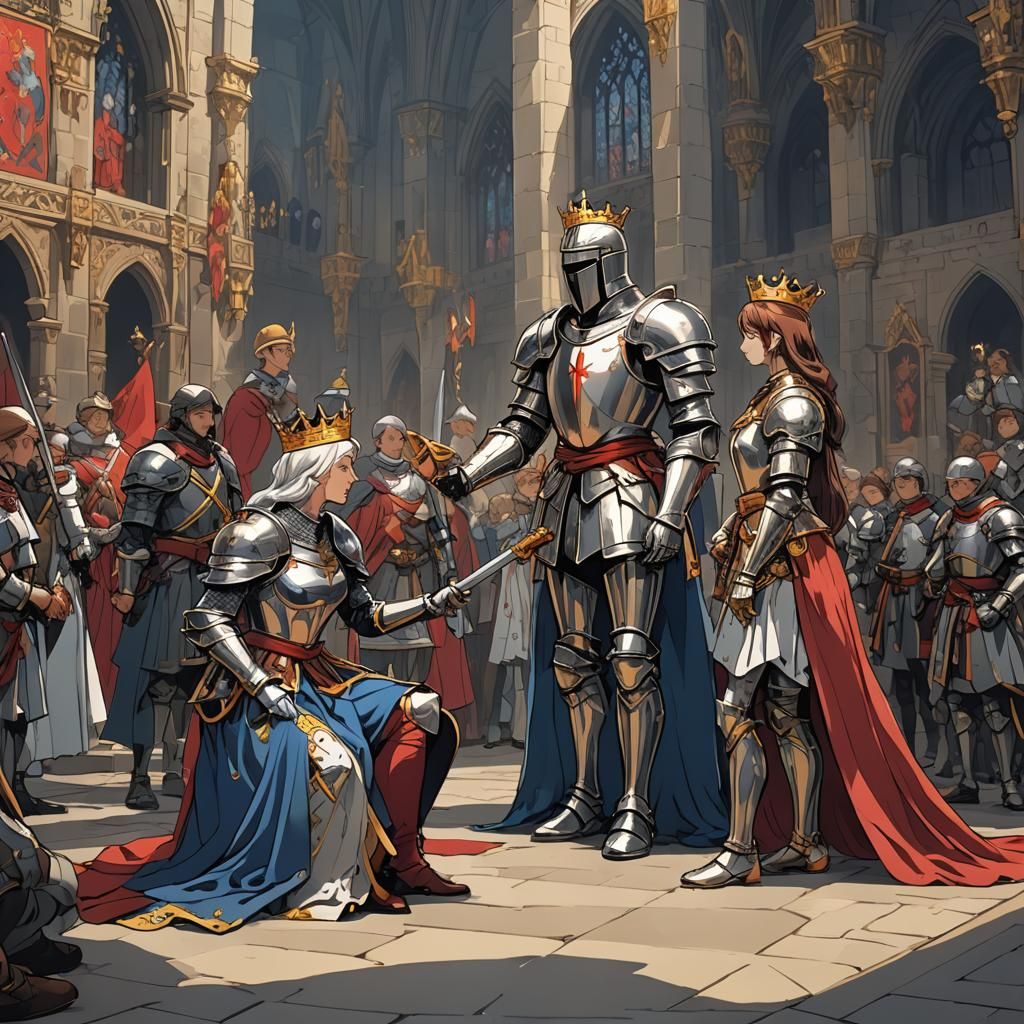 Manga-Inspired Anime Knight Gets Honored in Grand Ceremony