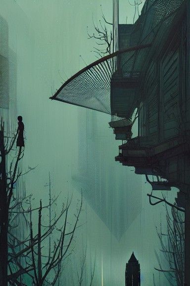 Solitude: Intricate Matte Painting in Fantasy Art Style